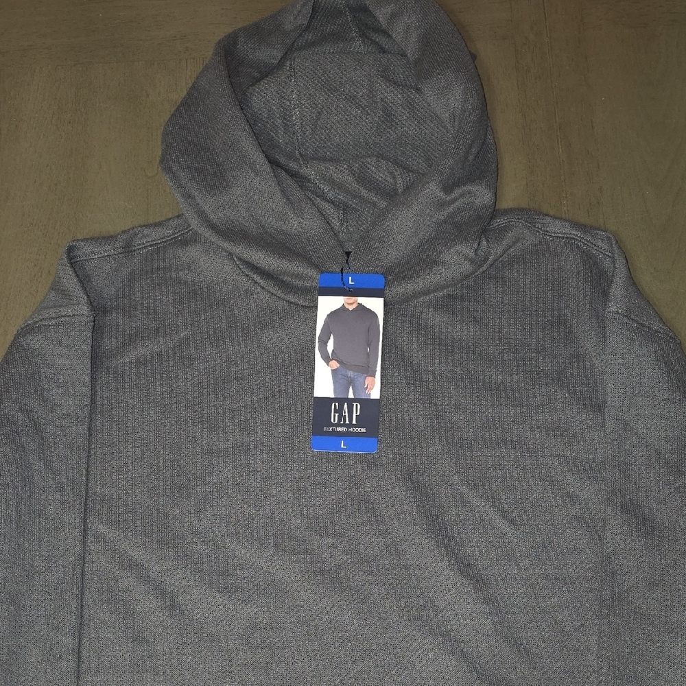 GAP Men's Textured Hoodie